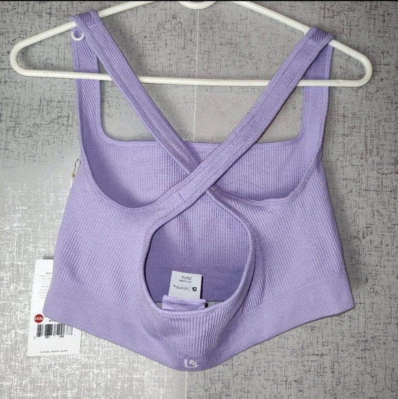 💕Buffbunny Scupt Seamless Sports Bra-Frosted Purple - Picture 2 of 6